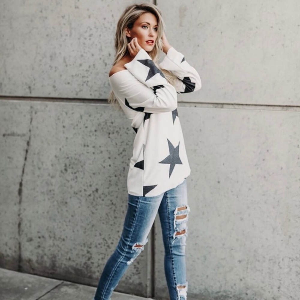 Off Shoulder - Long Sleeve  ⭐️ Top